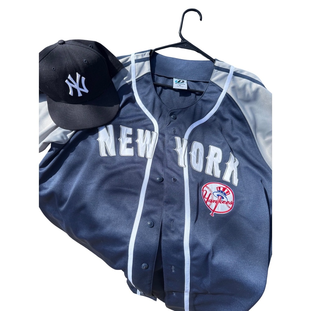 MLB NY Yankees Jersey and Hat, like new